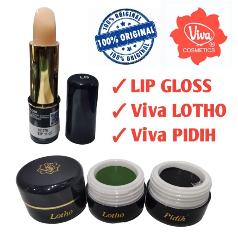 Jual VIVA LIPGLOSS/ VIVA LOTHO/ VIVA PIDIH/ CAT WAJAH DAN BADAN LOTHO ...