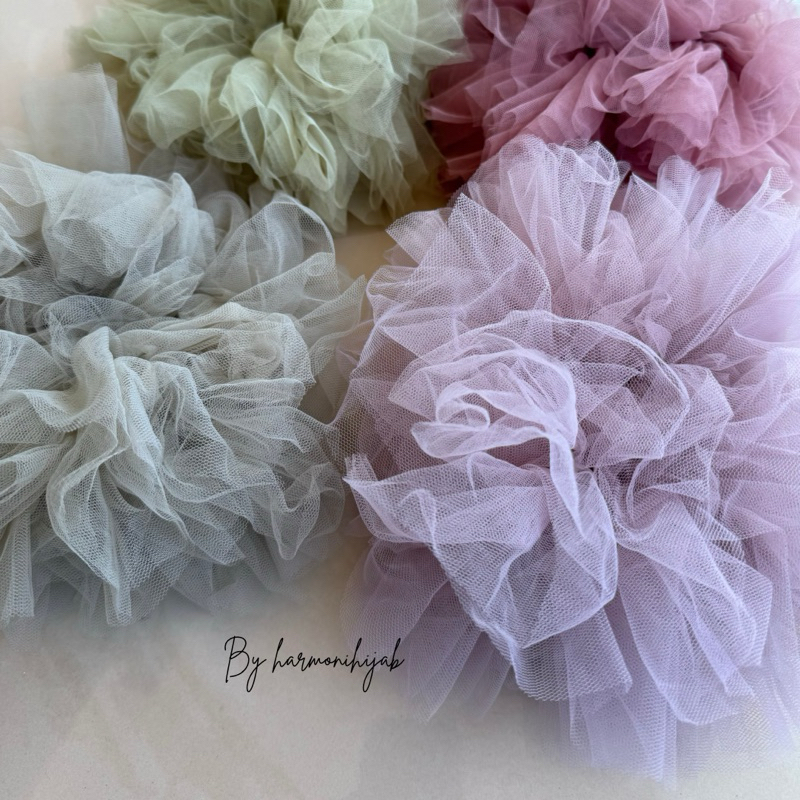 Jual HARMONI HIJAB - FREE POUCH Cepol Jilbab Anti Pusing/ Scrunchies ...