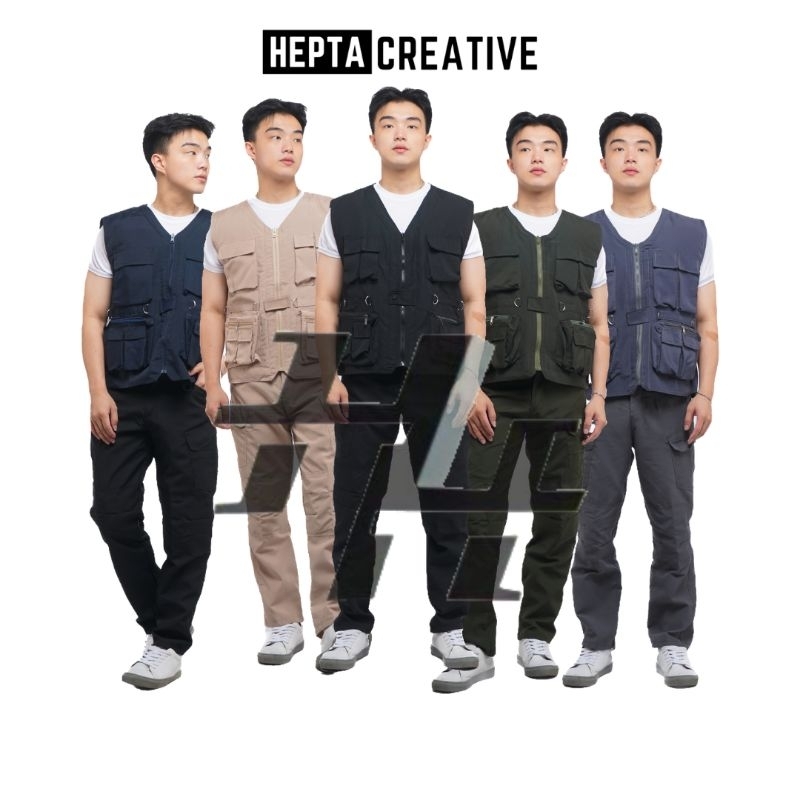 Jual STELAN CARGO ROMPI VEST TACTICAL CELANA PANJANG TACTICAL KAOS