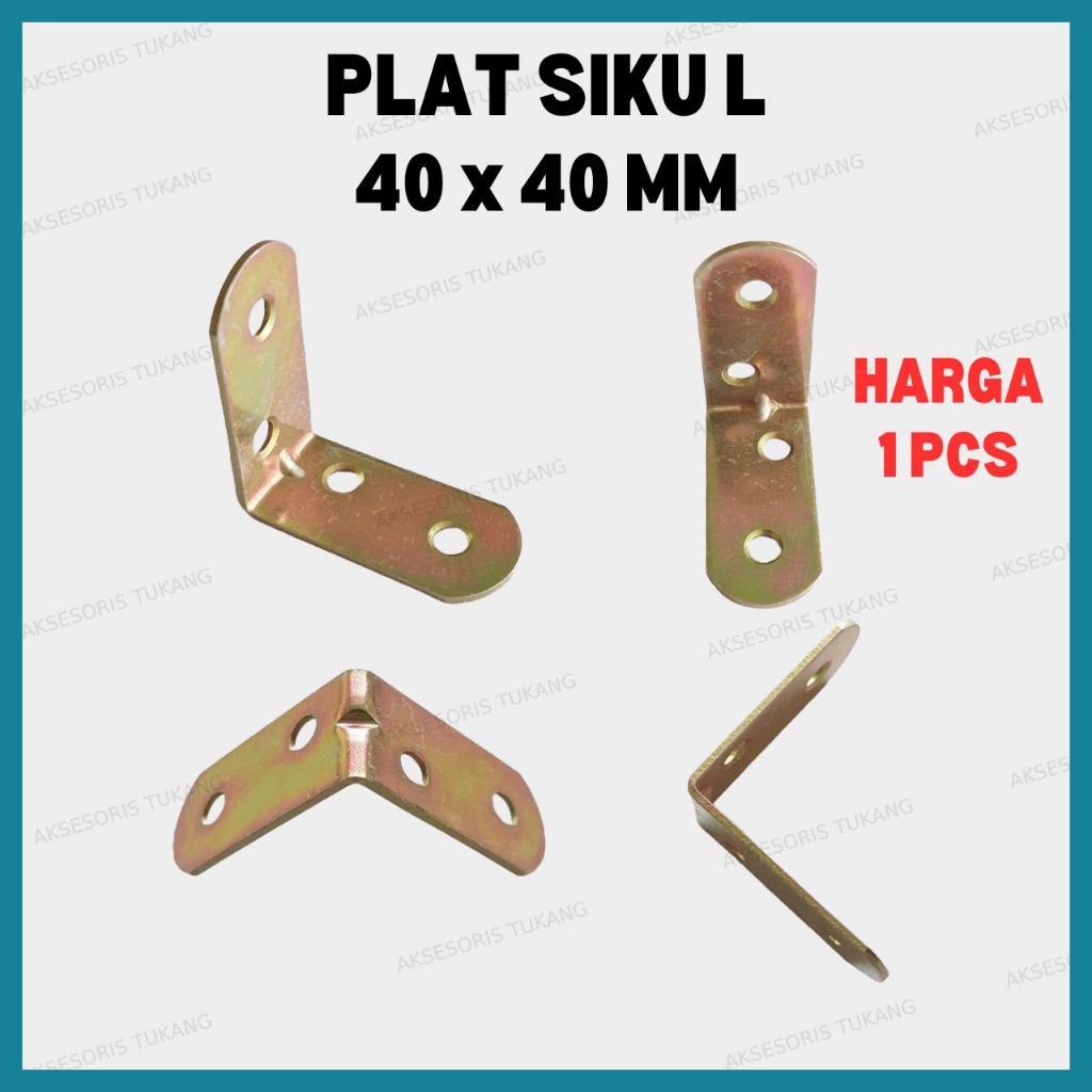 Jual Siku Rak Verseng 4x4 cm / Plat Siku L Besi 40x40 mm | Shopee Indonesia