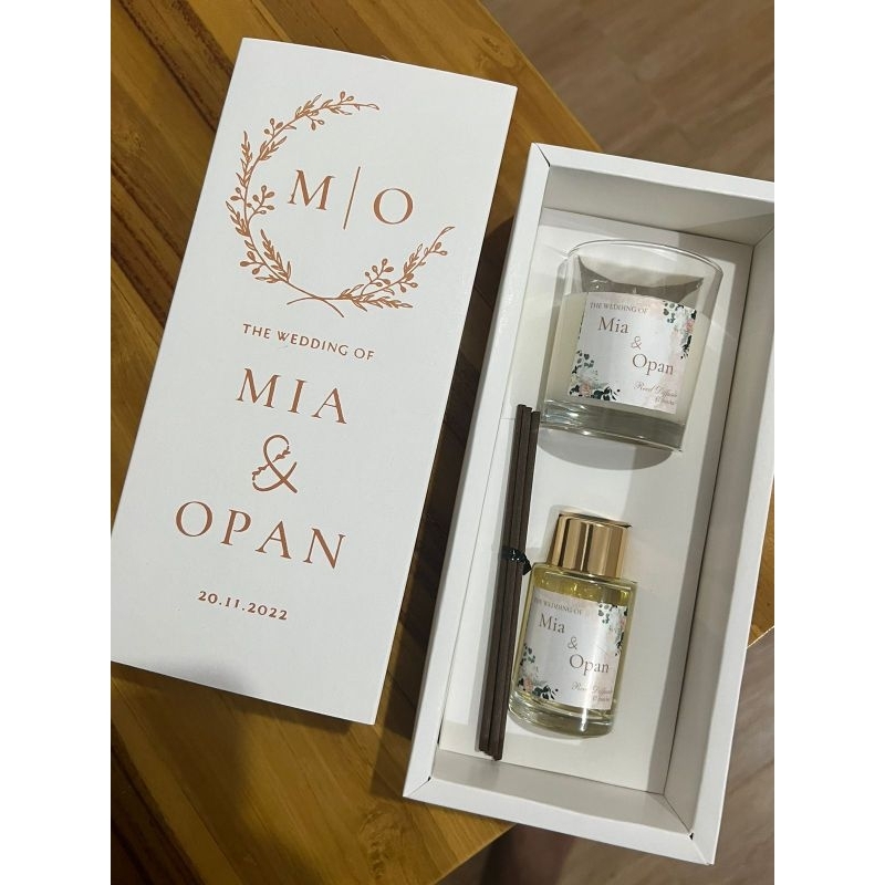 Jual BOX REED DIFFUSER 20x8xx5.5 cm IVORY | SLIDING BOX (MINIMAL ORDER ...