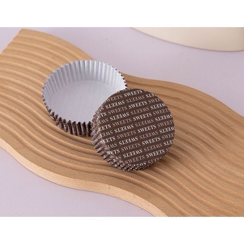Jual MDLBake 50pcs RANDOM paper cup roti bulat 8cm / paper cup case ...