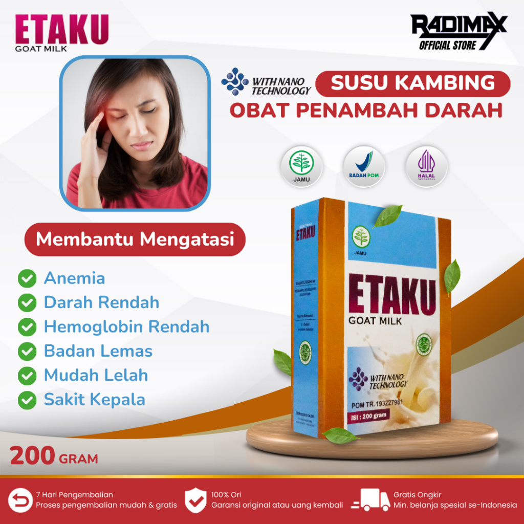 Jual Obat Penambah Darah Anemia Kurang Darah Hb Rendah Badan Lemas ...