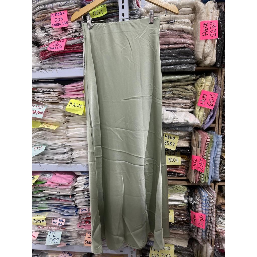 CN022 6005 MAXI SKIRT SATIN YOUYOU