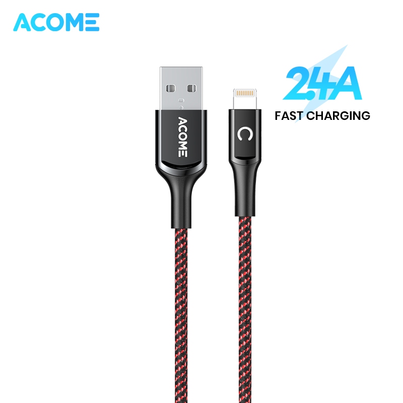 Jual ACOME Kabel Data Charger 100cm Type-C Lightning Micro Fast ...