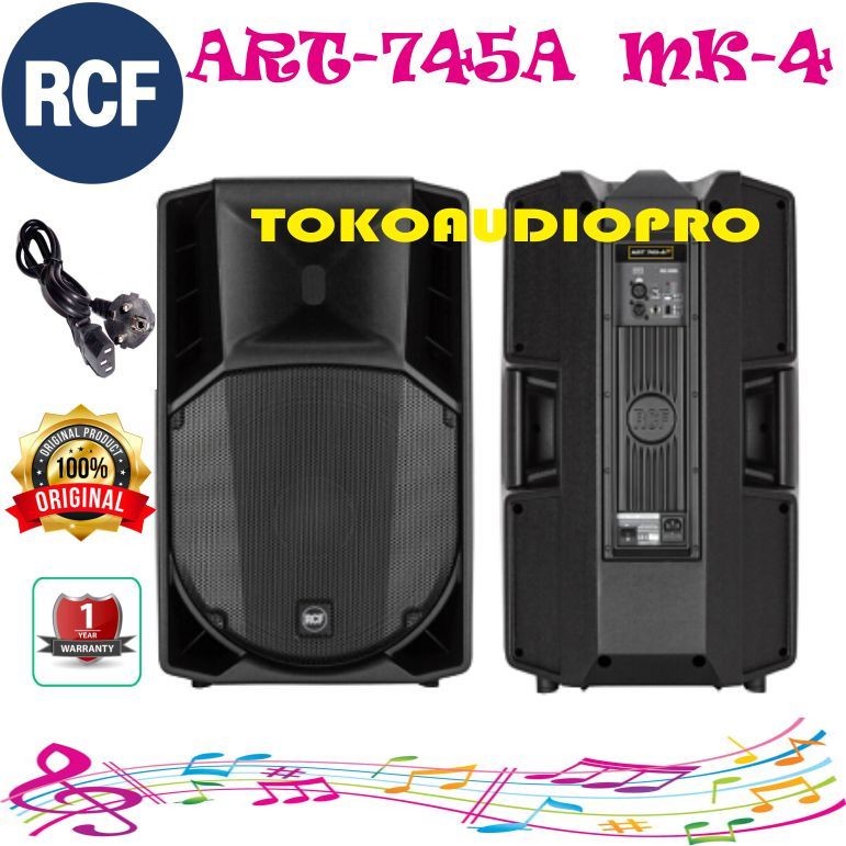 Jual Speaker Rcf ART 745A MK4 15 Inch 2 Way 1400W Active Speaker Aktif ...