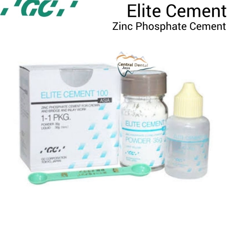 Jual GC Elite Cement 100 / Zinc Phosphate Cement For Crown and Bridge ...