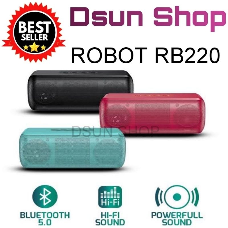 Jual SPEAKER BLUETOOTH ROBOT RB220 PORTABLE WIRELESS | Shopee Indonesia