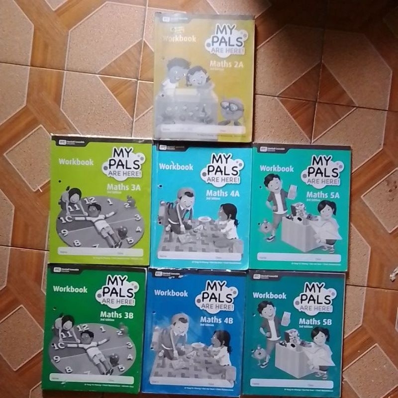 Jual MY PALS ARE MATHS 1A,1B, 2A,2B,3A,3B,4A,4B,5A,5B,6A WORKBOOK ...