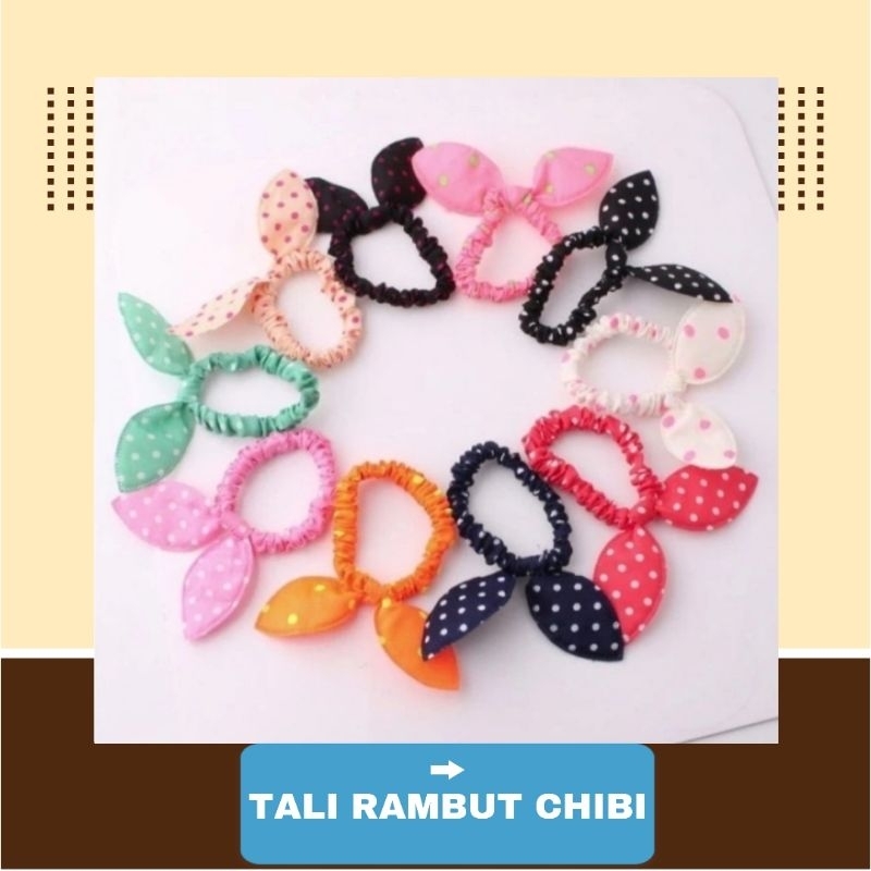 Jual TALI RAMBUT/IKAT RAMBUT CHIBI/KUCIRAN RAMBUT CHIBI | Shopee Indonesia