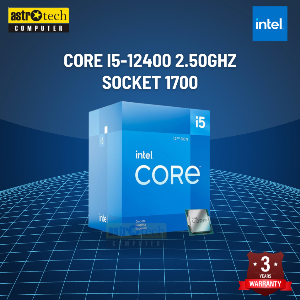Jual Processor Intel Core I5-12400 Box 2.5GHz LGA1700 - Intel I5 12400 ...