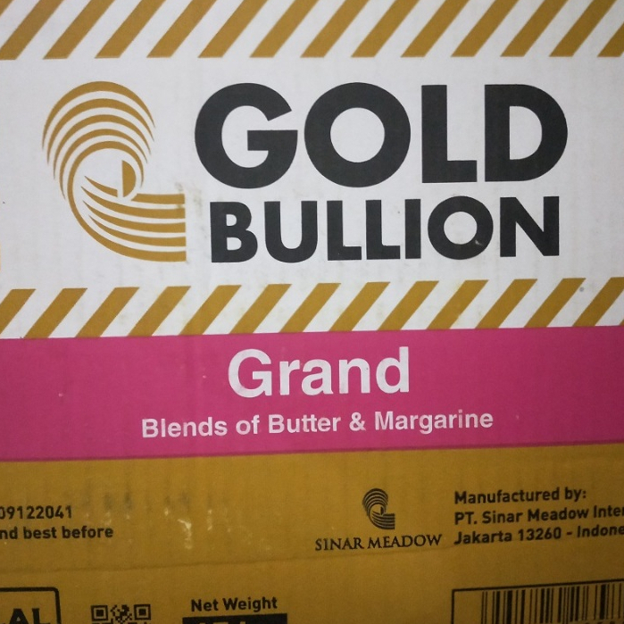 Jual Gold Bullion Grand Butter Margarine Blend 500 Gram (Repack