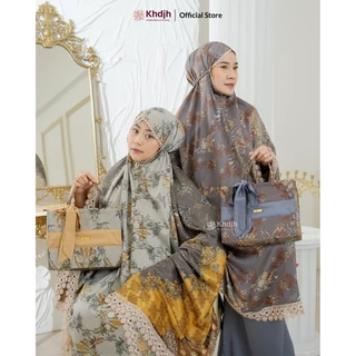 Khadijahlabel Mukena Dewasa Jumbo Premium Terbaru Motif Silk Mewah Bilquis