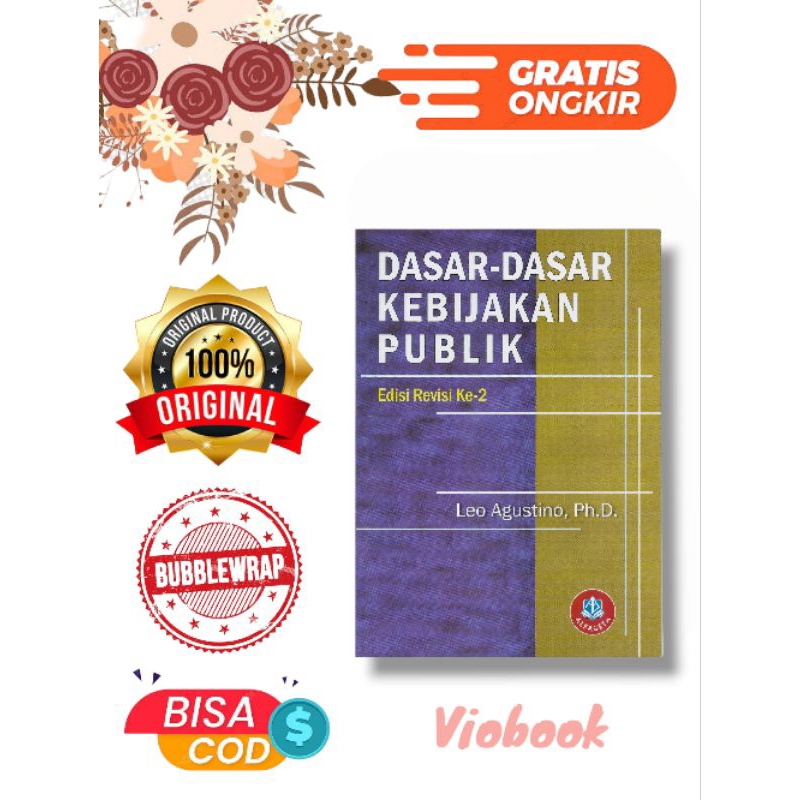 Jual Buku Dasar-Dasar Kebijakan Publik Edisi Revisi Ke 2 Leo Agustino ...