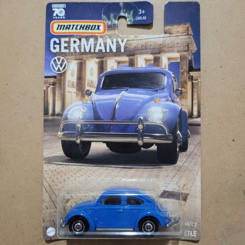 Jual MATCHBOX 1962 VOLKSWAGEN BEETLE / GERMANY [ BLUE ] | Shopee Indonesia
