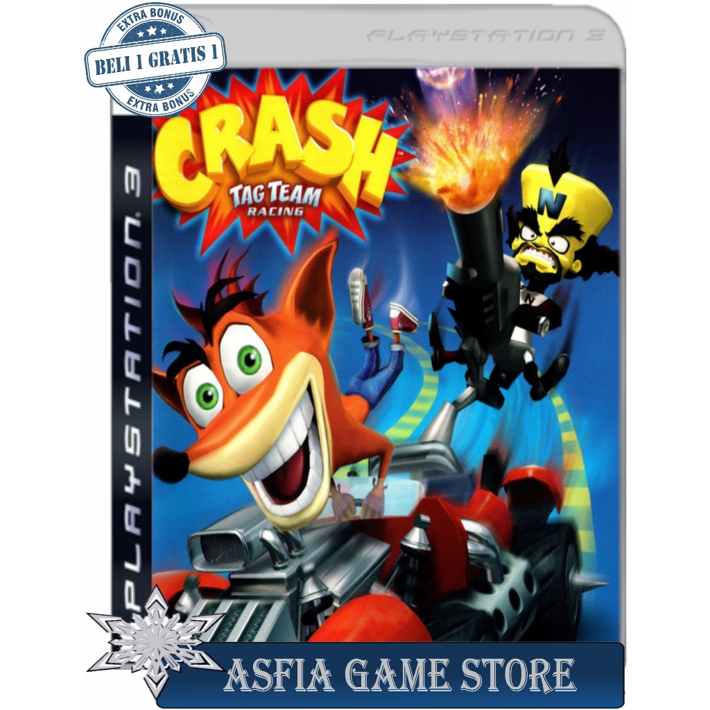 Jual Crash Tag Team Racing CTR DVD Kaset Game PS3 PKG CFW HEN MULTIMAN ...