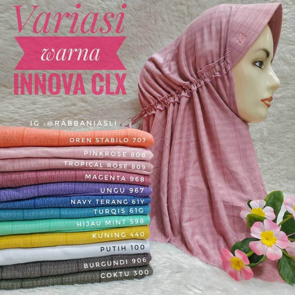 Jual Size XL Rabbani Asli Hijab Jilbab Kerudung Sekolah INNOVA CLX ...