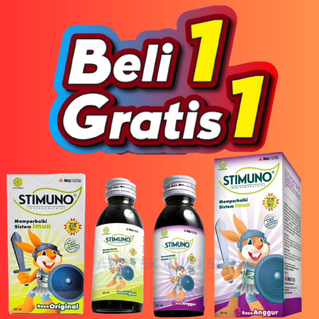 Jual Stimuno Anak Rasa Anggur 100 ml Peningkat Imun Anak Obat Sirup ...