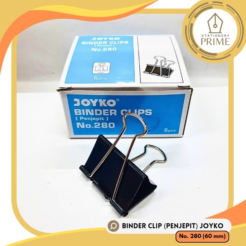 Jual Binder Clip Klip Penjepit Kertas Joyko No 200 260 280 300