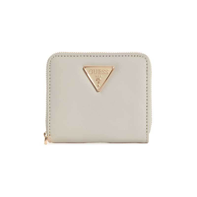 GUESS Geldbörse Laurel SLG Small Zip Around S Cognac