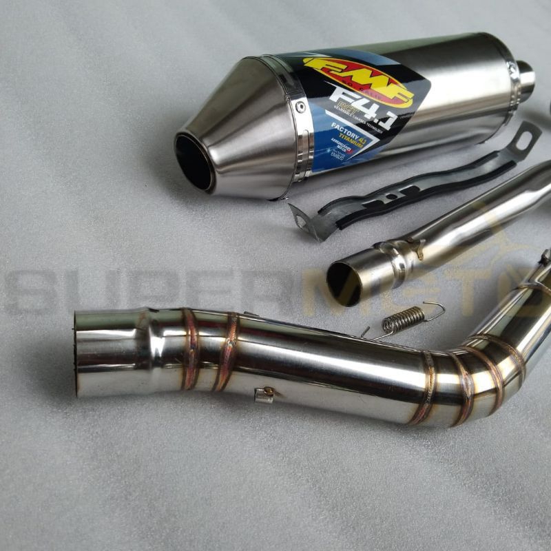 Jual Full system Exhaust Muffler FMF f4.1 for Xtz 125 Xtz 150 Klx 150 s ...