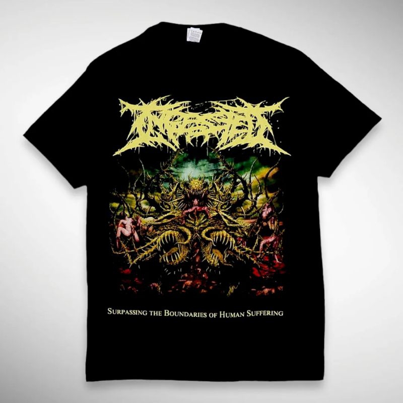 Jual KAOS BAND OFFICIAL INGESTED - SURPASSING THE BOUNDARIES OF HUMAN ...