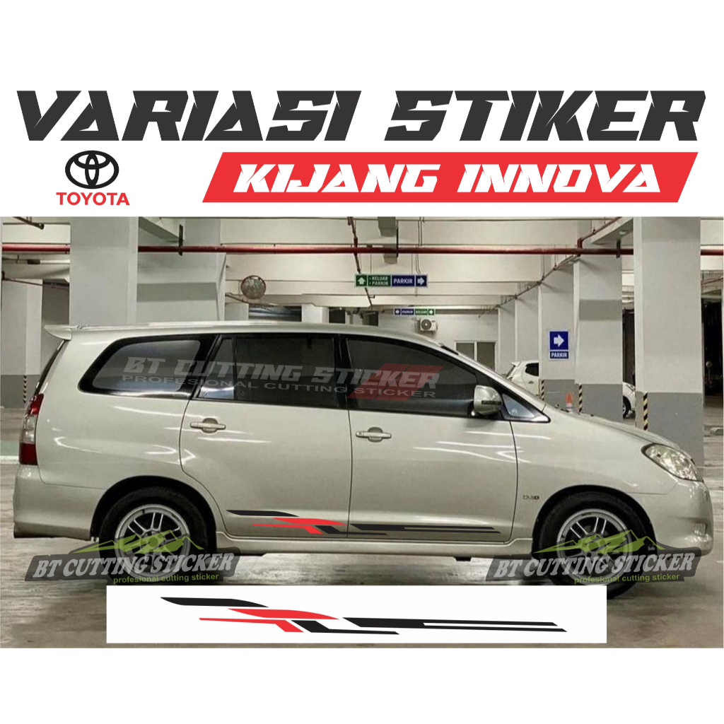 Jual IN3 stiker mobil innova diesel sticker toyota innova sticker ...