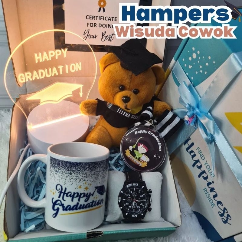 Jual Hampers Wisuda Cowok Hadiah Wisuda Graduation Giftbox ( MMC ...