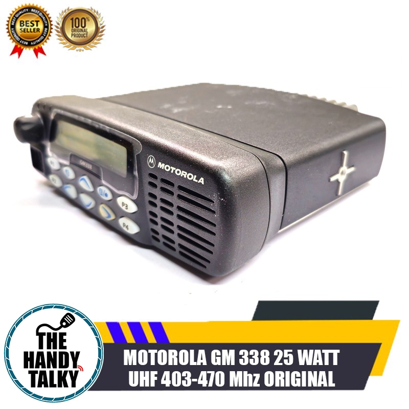 Jual Motorola GM 338 UHF 403-470 Mhz 25W Radio Rig Baru Motorola Gm338 ...