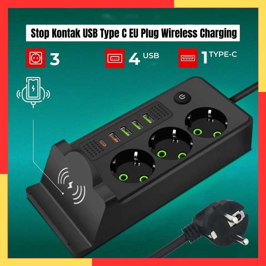 Jual Stop Kontak Colakan Cas Charger HP Smartphone Ponsel Laptop Soket ...