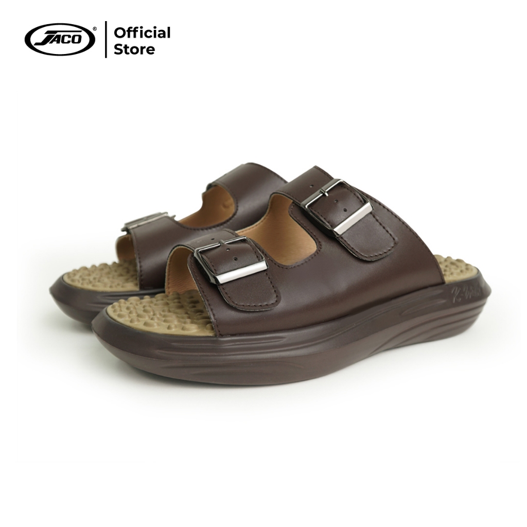 Jual K Walk Strap Plus Sandal Terapi Refleksi Kesehatan Special Edition Brown Shopee Indonesia