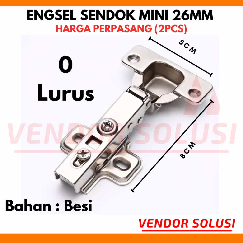 Jual Engsel Sendok Mini 26 mm Pintu Laci Lemari Murah Lurus Bengkok ...
