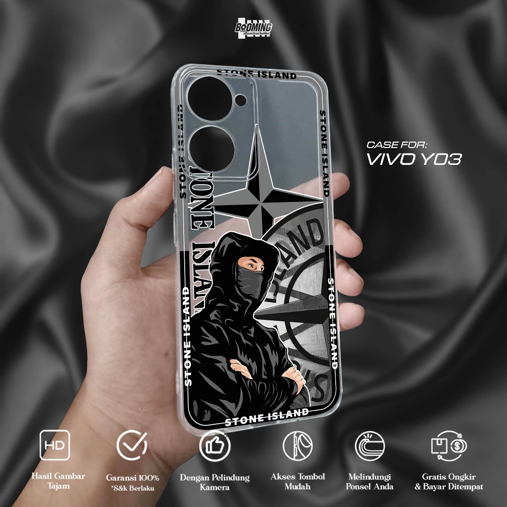 Jual CASE VIVO Y03 Motif COUPLE STONE - Clear Case - Softcase Bening ...