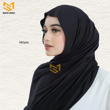 Medina Shadia Pashmina Kaos Rayon Premium Style Korean Hijab Simple New Edition Turkey Shawl