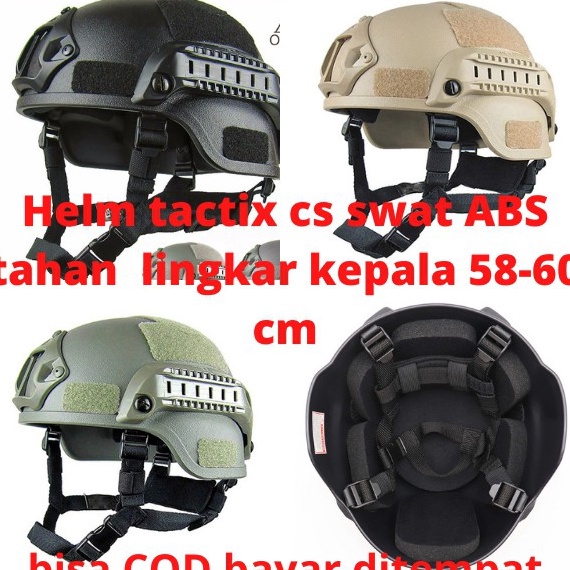 Jual RECOMENDED Helm ABS tahan lingkar kepala 586 cm | Shopee Indonesia