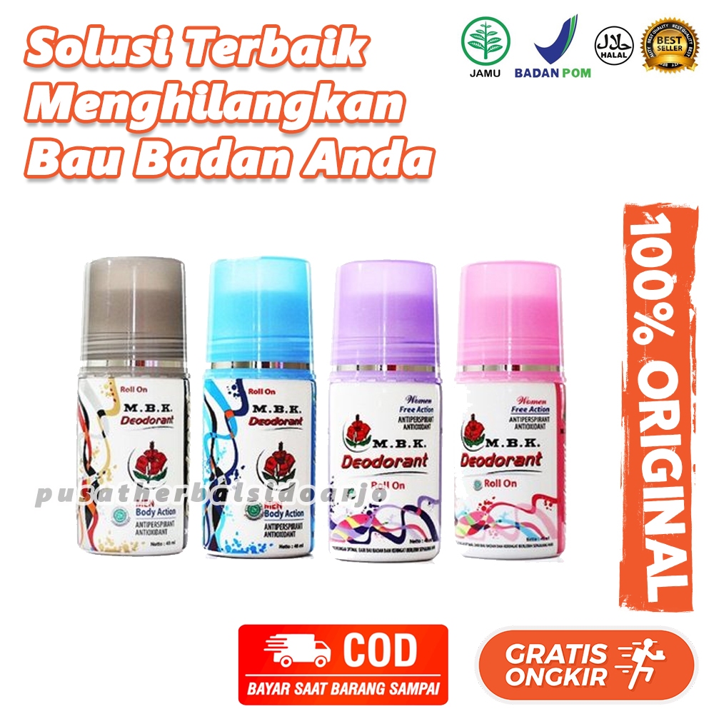 Jual MBK Deodoran Roll On dan Box / Bedak Tawas / Penghilang Bau Badan ...