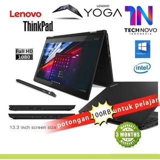 Laptop Lenovo Thinkpad Yoga Series X380 X370 X1 YOGA Core i5 i7 16gb RAM 512gb SSD Touchscreen Cocok buat Kantoran / Kuliahan / Gaming - Bonus  Peningkatan baru Second Berkualitas/Laptop Bergaransi Selama 1 Bulan  US Keyboard backlight
