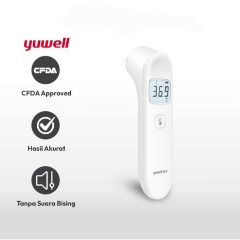 Jual termometer INFRARED Yuwell YT-1C thermometer laser touchless ...