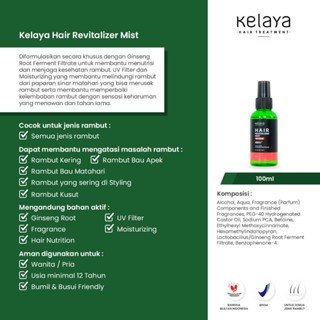 Jual Kelaya Hair Revitalizer Mist 100 Ml Shopee Indonesia