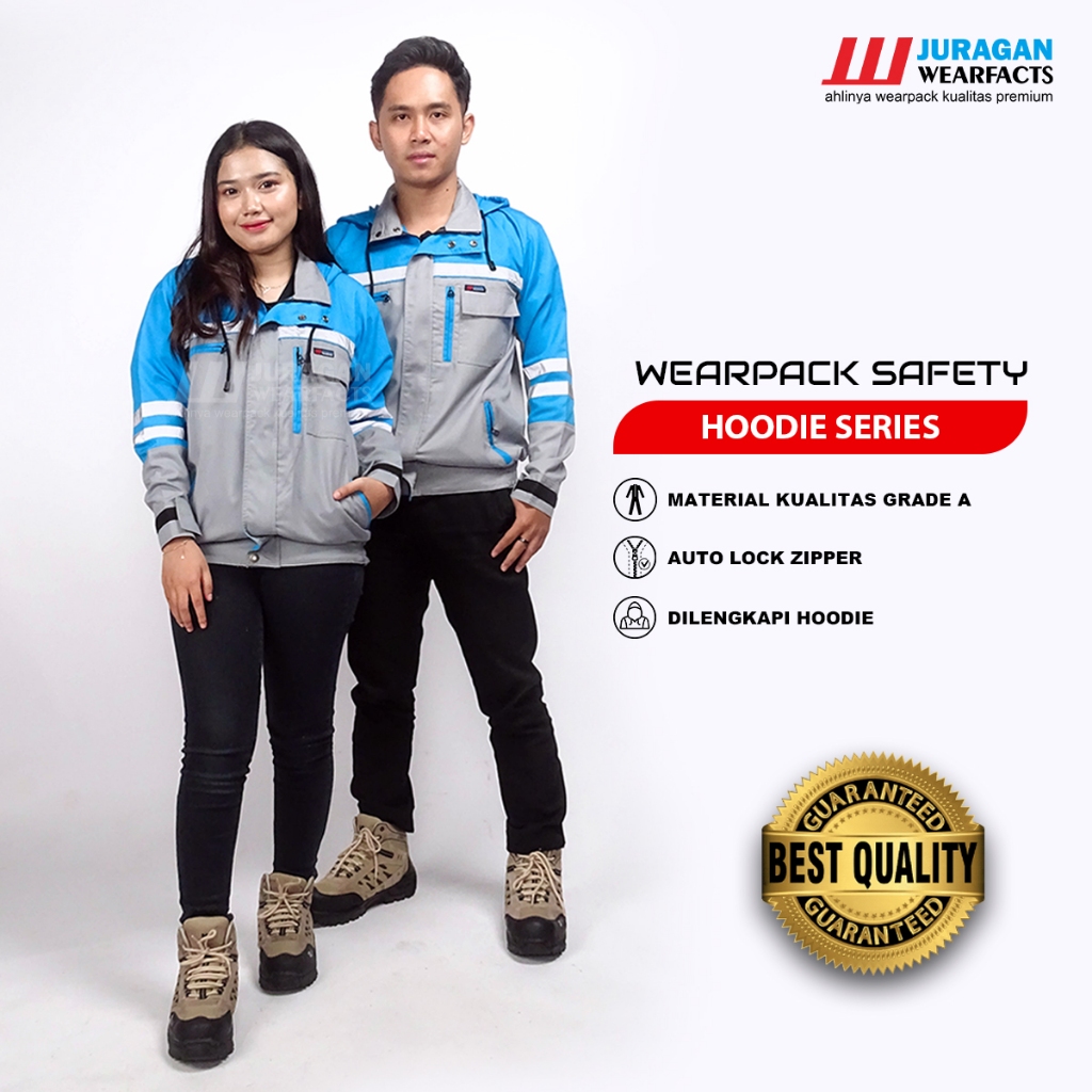 Jual Juragan Wearfacts Wearpack Safety Segala Cuaca Warna Biru Tosca