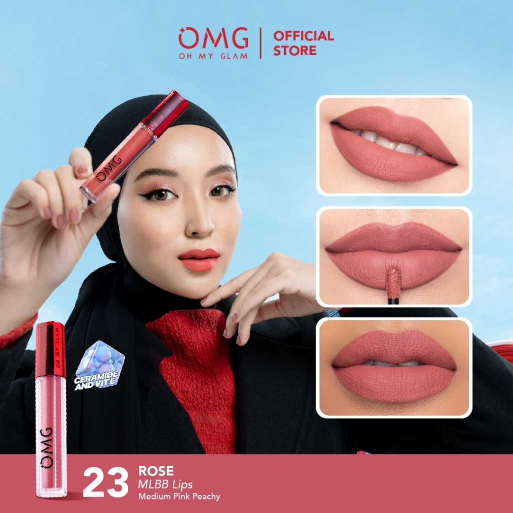 Jual WAWA - OMG OH MY GLAM MATTE KISS LIP CREAM BPOM LIPCREAM | Shopee ...