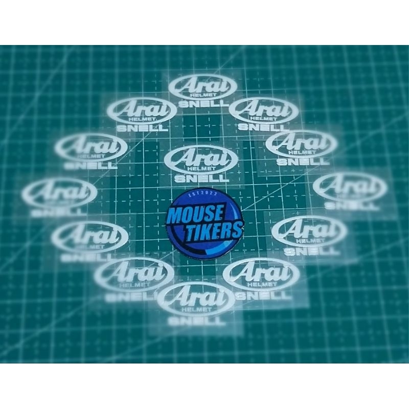 Jual Sticker Arai Snell Transparan UV Original 100% (minimal order ...