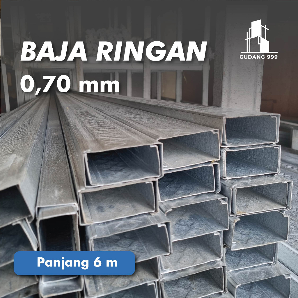 Jual Baja Ringan 0.70 mm / Kanal C / CNP Baja Ringan / C75 / Truss C75 ...