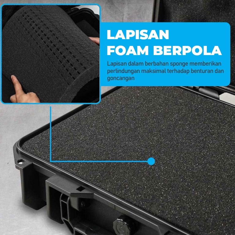 Jual Banyak Dipakai DIY Tool Box Busa Case Waterproof Hard Kotak Custom ...