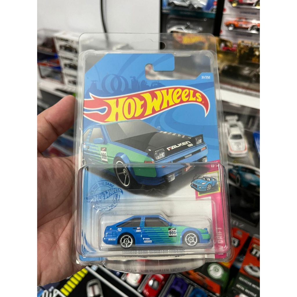 Jual Hot Wheels Toyota Trueno AE86 Falken Blue | Shopee Indonesia