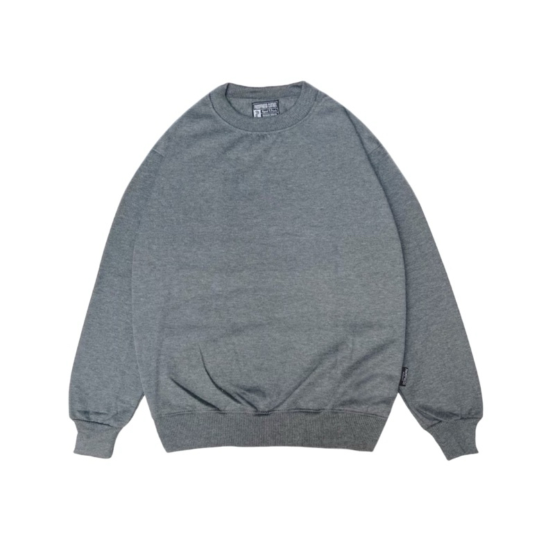 Jual PHOMPPHIESS Crewneck Polos Abu Tua Sweater Polos Pria Wanita Shopee Indonesia