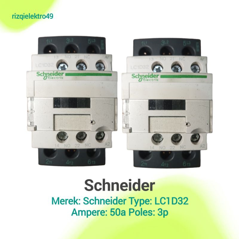 Jual Kontaktor contaktor LC1D-32 50A 220V 3P | Shopee Indonesia