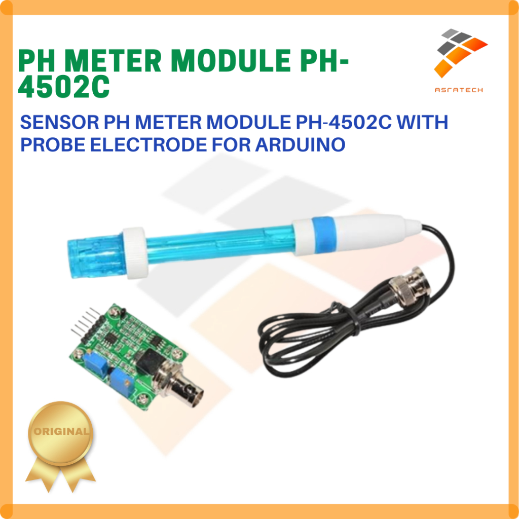 Jual PH METER MODULE PH-4502C SENSOR PH METER MODULE PH-4502C WITH ...