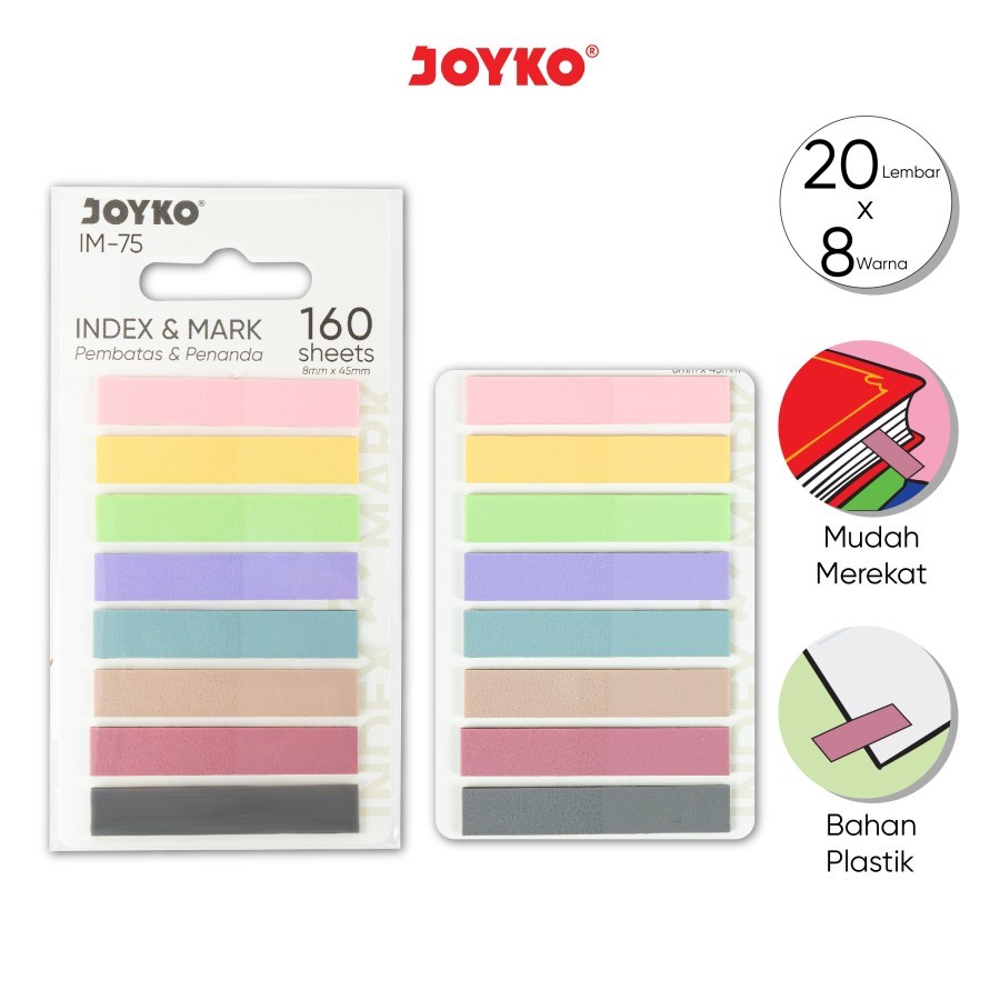 Jual Index Mark Penanda Pembatas Joyko IM-75 Plastik | Shopee Indonesia