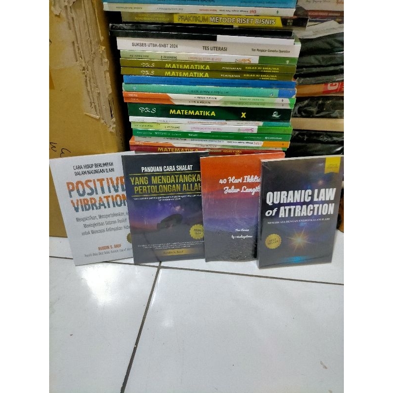 Jual #paket 4 Buku Positif Vibration-panduan Cara Shalat Yang ...